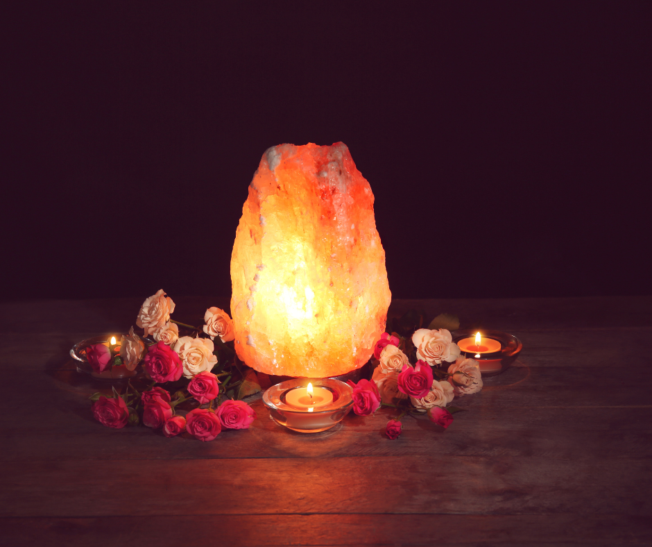 Himalayan pink salt lamps